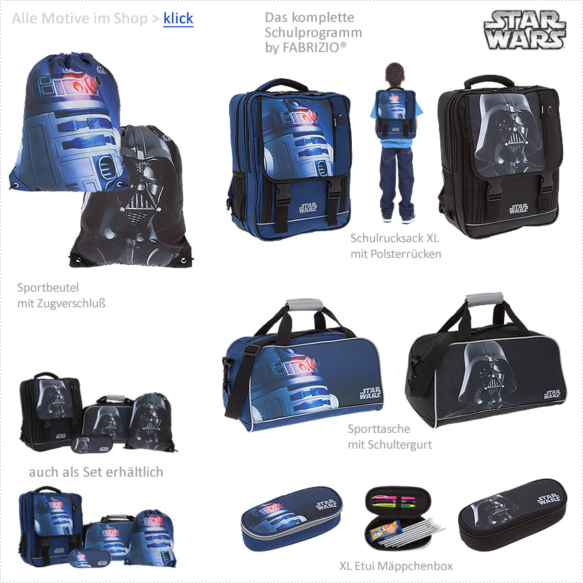 Alle STAR WARS Taschen im SHOP > klick >